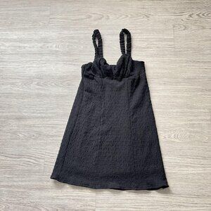 American Eagle Ruched Slip Mini Dress